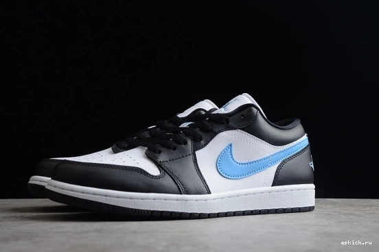 Cheap EP Black White 1 Low Blue DC0774-041  University Jordan DC0774-041 (W) 1227